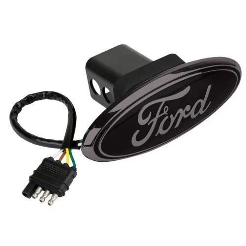 344289LGEB – INT TRIM TFP Emblem, LED FORD Logo Grille Black Chrome Plated